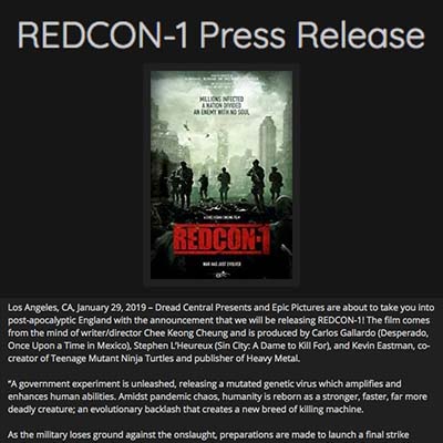 REDCON-1 Press Release